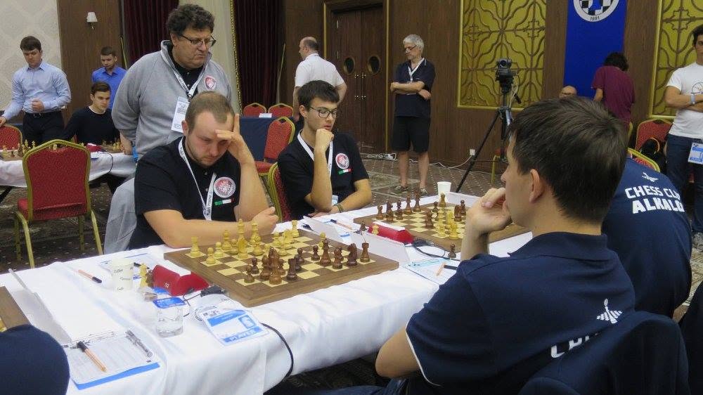 Antalya (Turkey) - Alexander playing on board 2 against GM Andreikin Dmitry