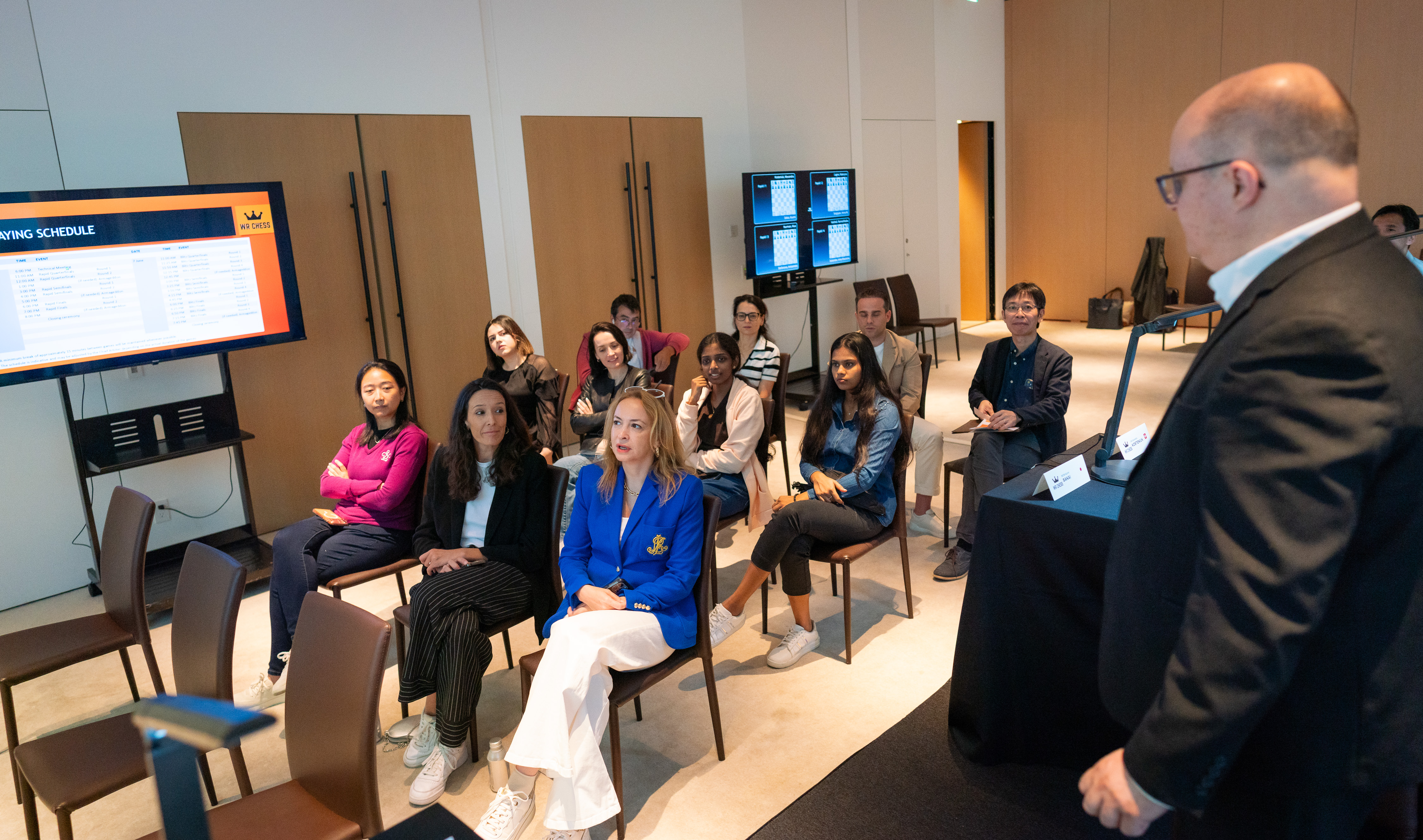 Tokyo (Japan) 2026: WR Chess Women tournament - Technical meeting